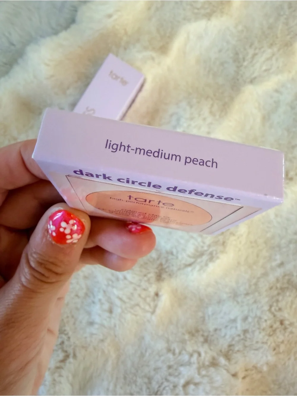tarte Creaseless SPF 30 Concealer Stick & Dark Circle Defense - Peach NIB